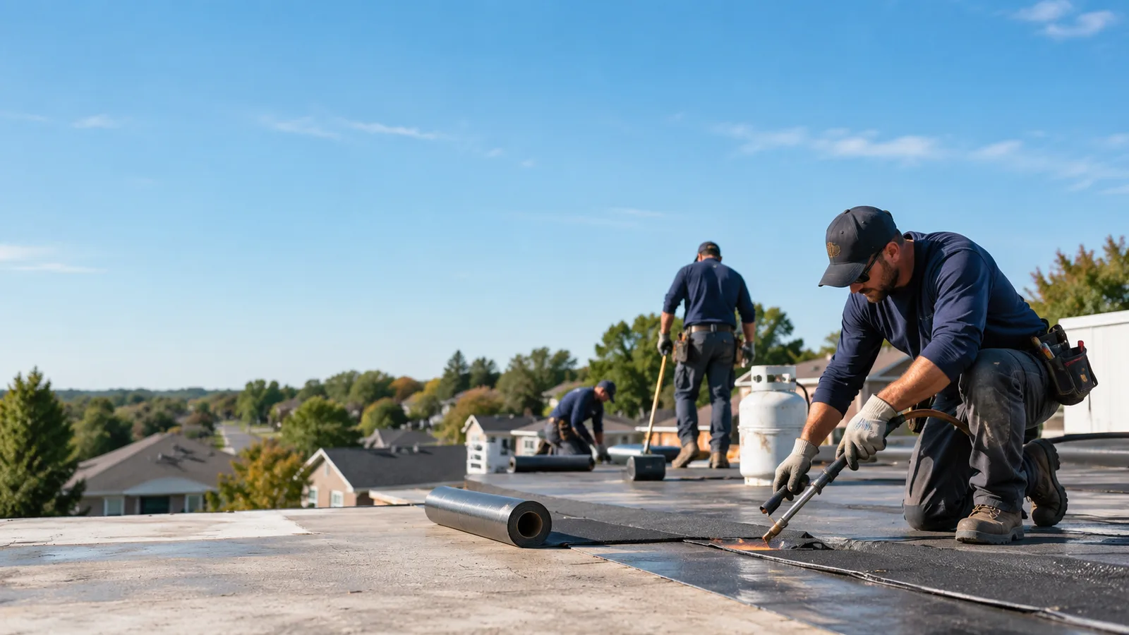 Flat Roof Leak Repair providers in Hepler, KS